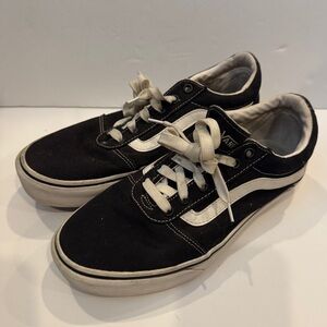 Women’s Vans Black and White Sneakers